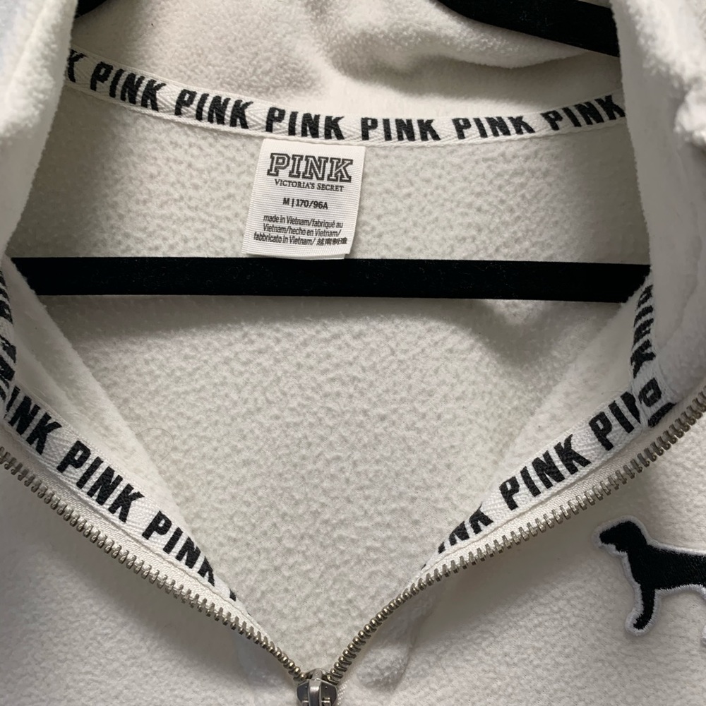 Victoria’s Secret pink quarter zip fleece